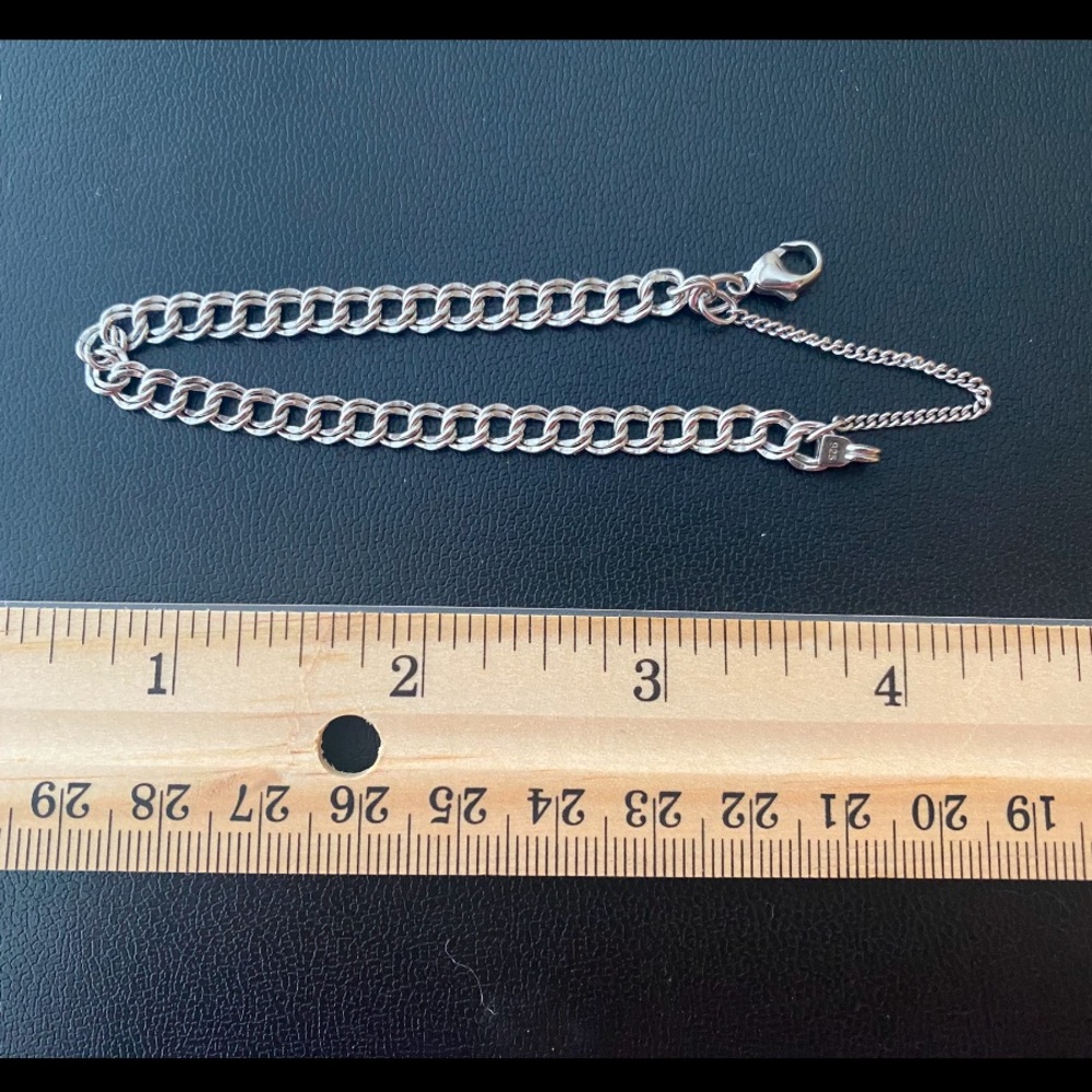 James Avery Light Curb Charm Bracelet